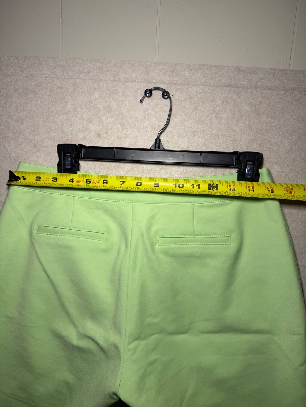 Catherine Malandrino Vintage Summer Spring Lime Neon Green Shorts Size 4 - Picture 7 of 9
